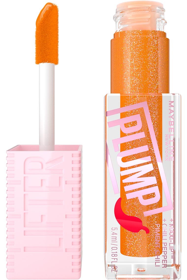 Maybelline Lifter Plump Lip Gloss 008 Hot Honey with XL applicator