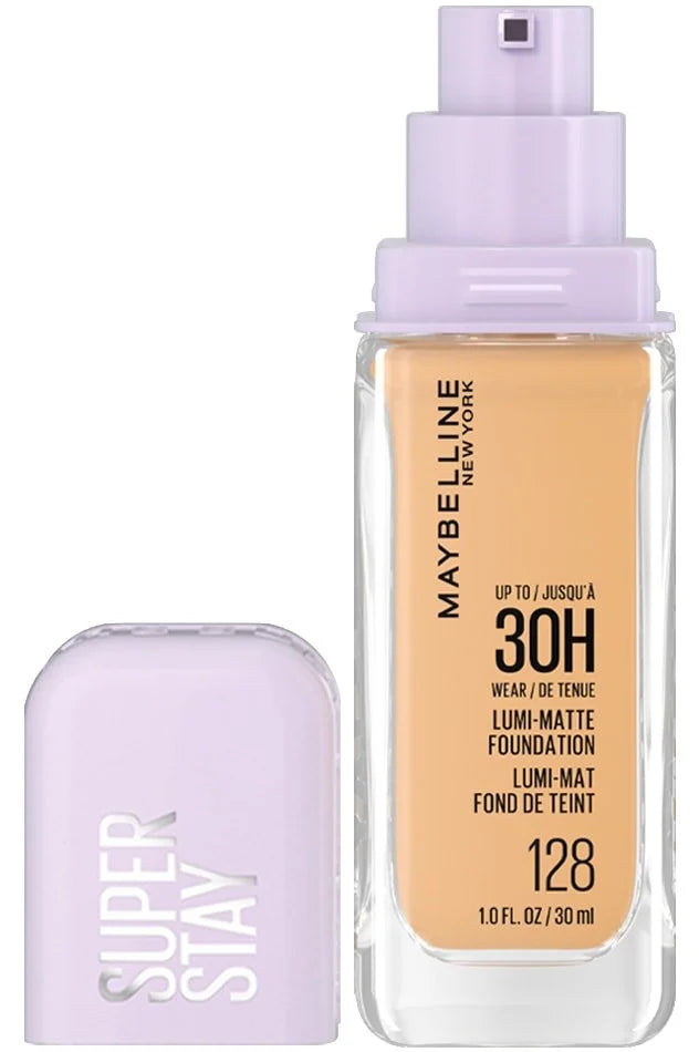 Maybelline Super Stay Lumi-Matte Foundation shade 128 bottle