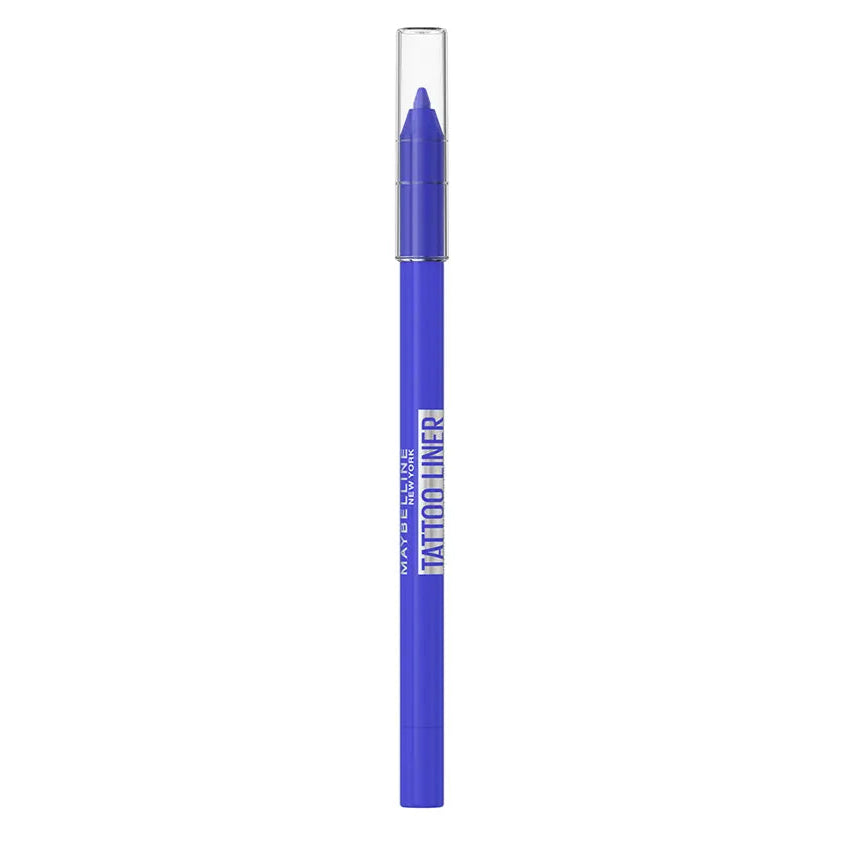Maybelline Tattoo Waterproof cobalt blue eyeliner pencil with matte finish