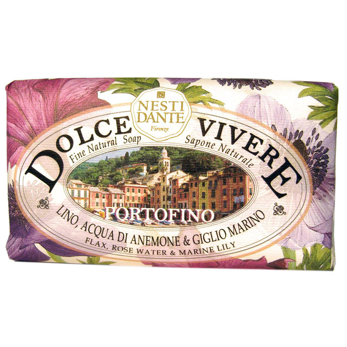 Nesti Dante Dolce Vivere Portofino floral rose soap bar – 250g