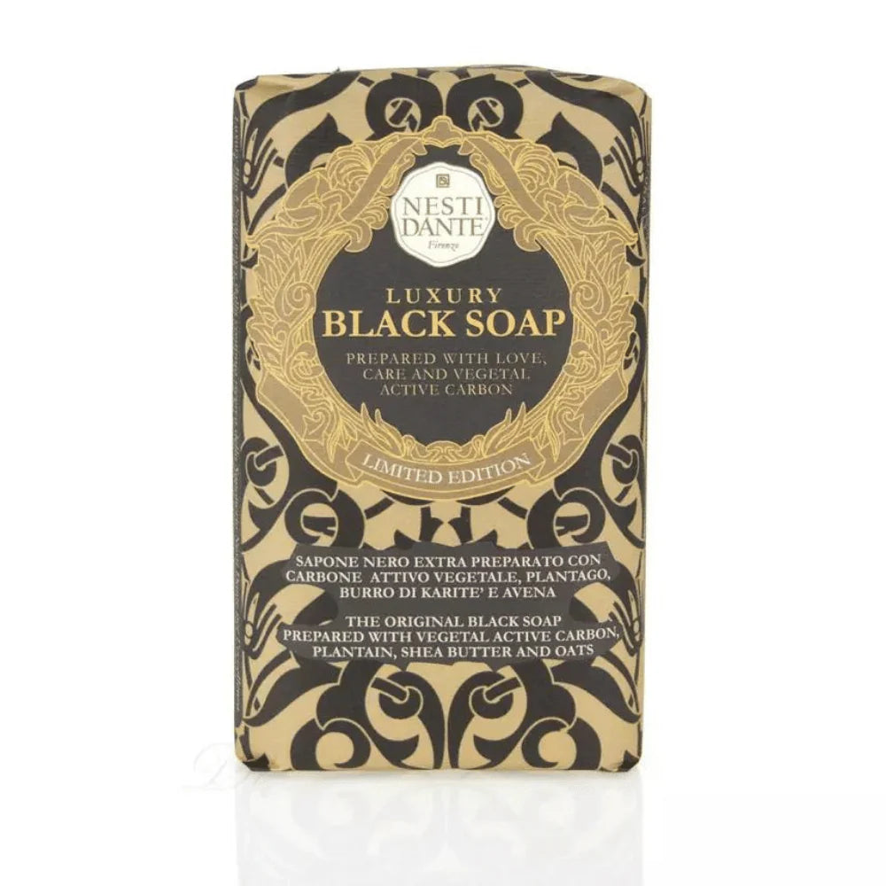 Nesti Dante Luxury Black Soap Bar with shea butter – 250g