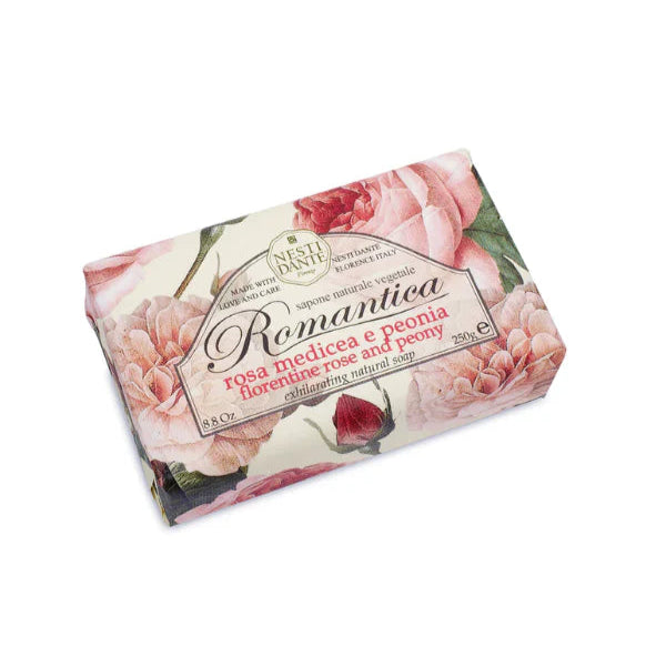 Nesti Danti Romantica Florentine Rose & Peony Soap 250g