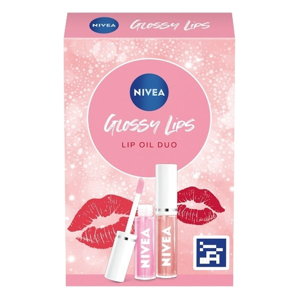 Nivea Glossy Lips Lip Oil Duo Gift Set