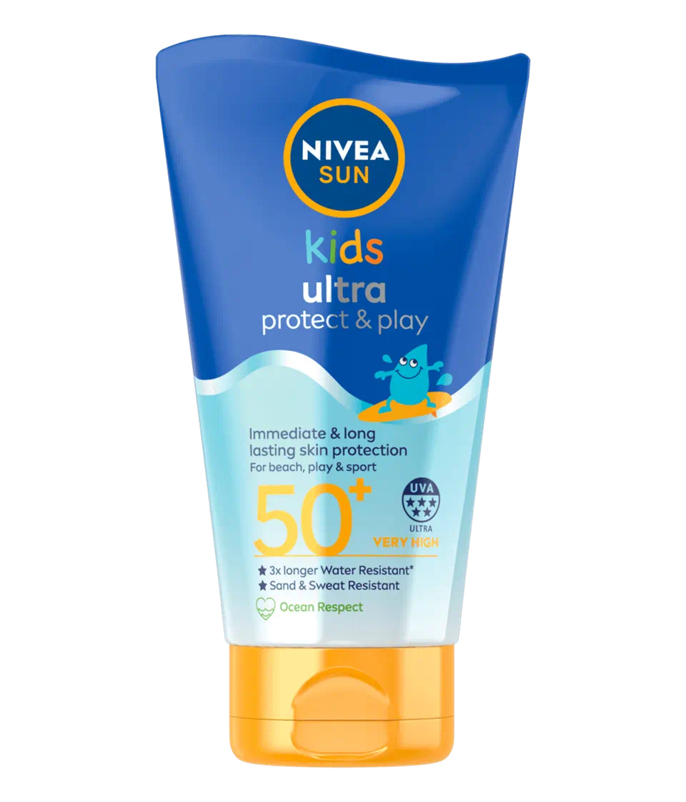 Nivea Sun Kids Ultra Protect and Play SPF50+ 150ml sunscreen lotion