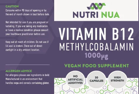 High-strength B12 supplement methylcobalamin capsules