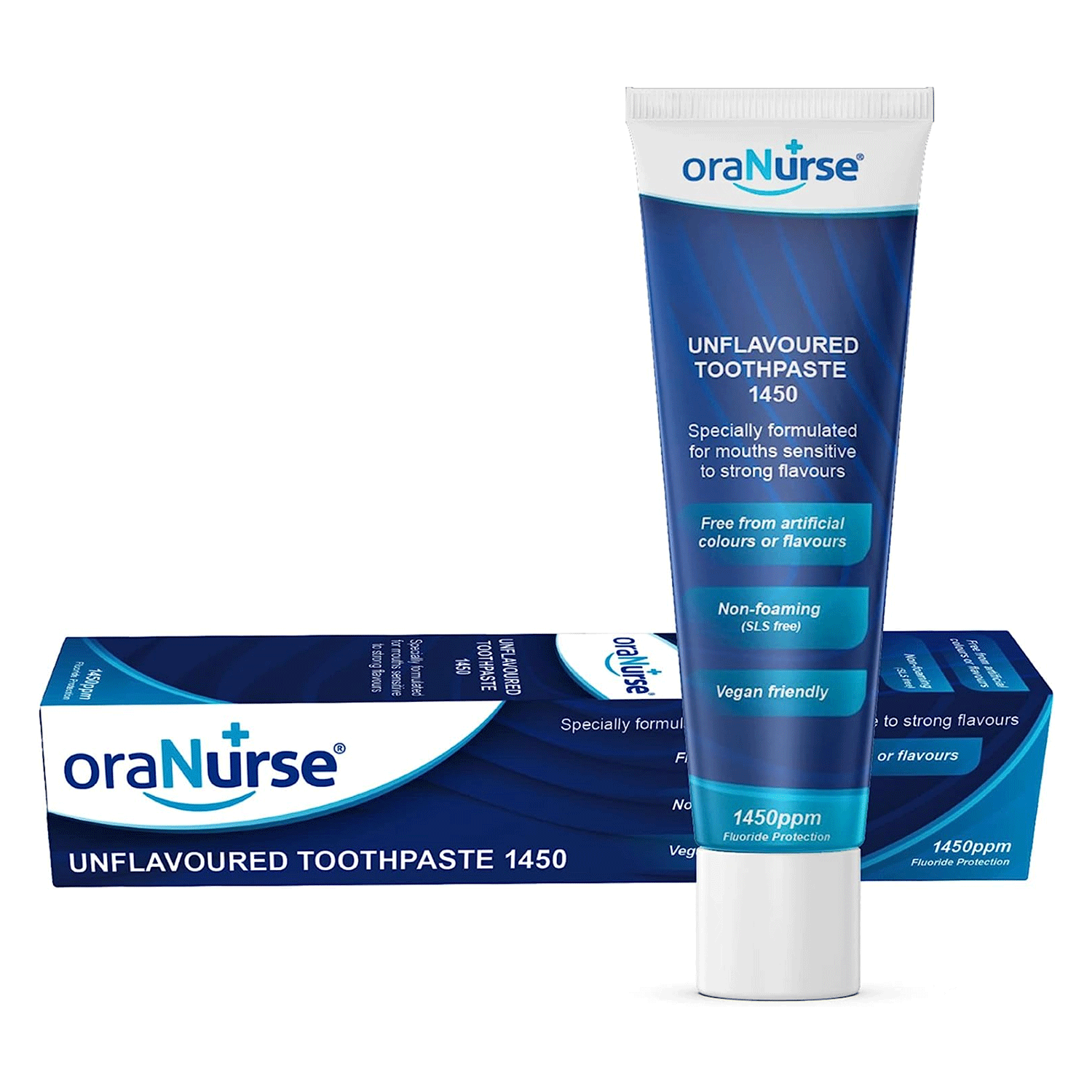 OraNurse Unflavoured Toothpaste 1450ppm Fluoride 50ml