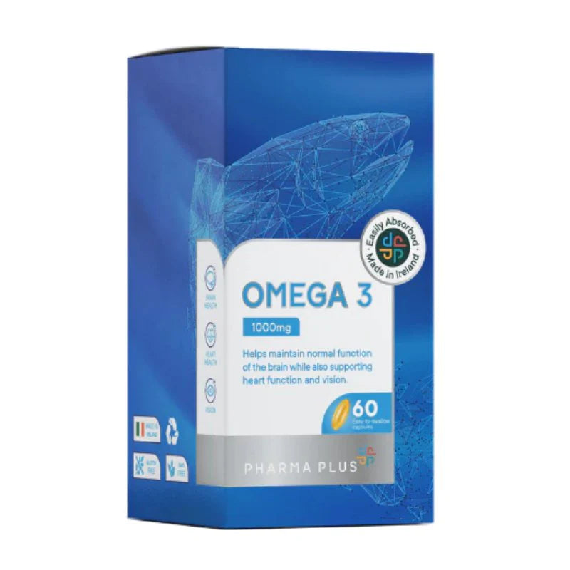 Pharmacy Plus High-strength Omega 3 capsules with EPA and DHA for heart and brain health