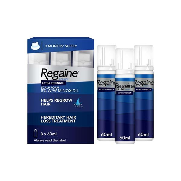 Regaine For Men Three Months Supply 5% Extra Strength