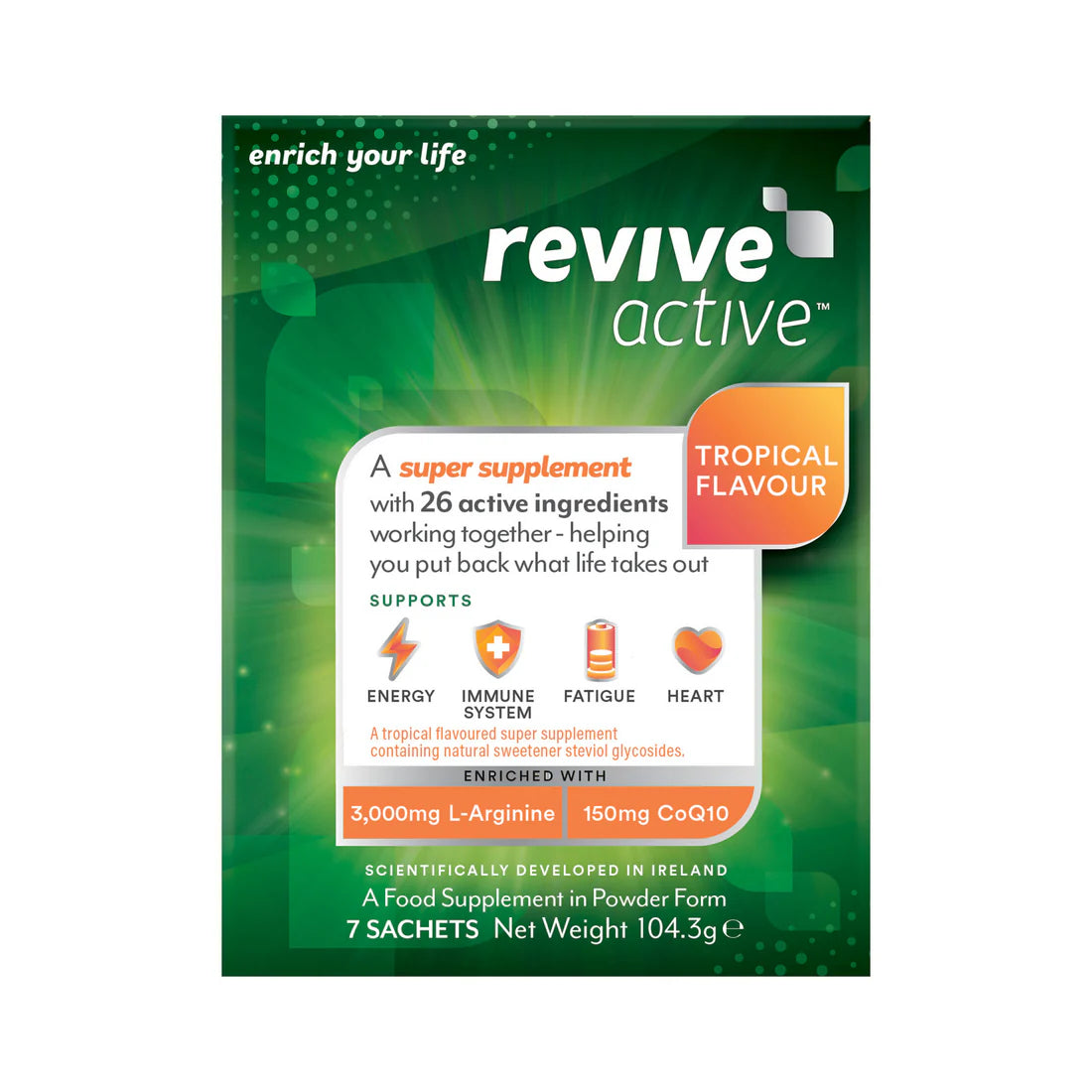 Revive Active Tropical Flavour - 7pk
