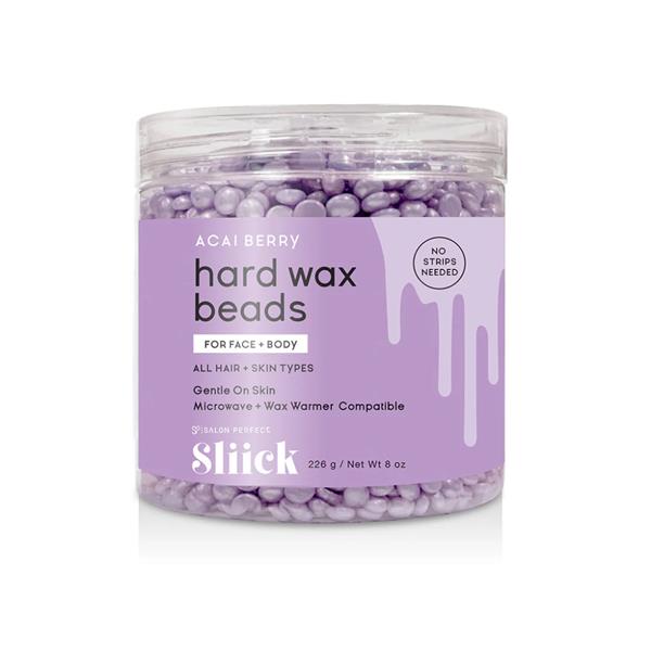 Salon Perfect Sliick Acai Berry Wax Beads 226g pack for face and body hair removal