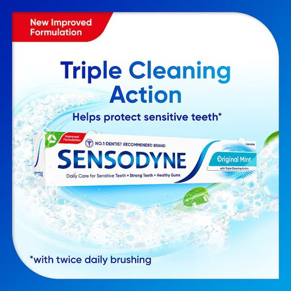Sensodyne Daily Care toothpaste original mint for daily oral Care