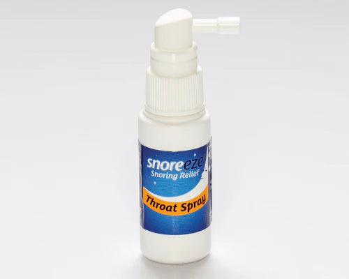 Snoreeze Throat Spray 23ml bottle with mint flavour for snoring relief