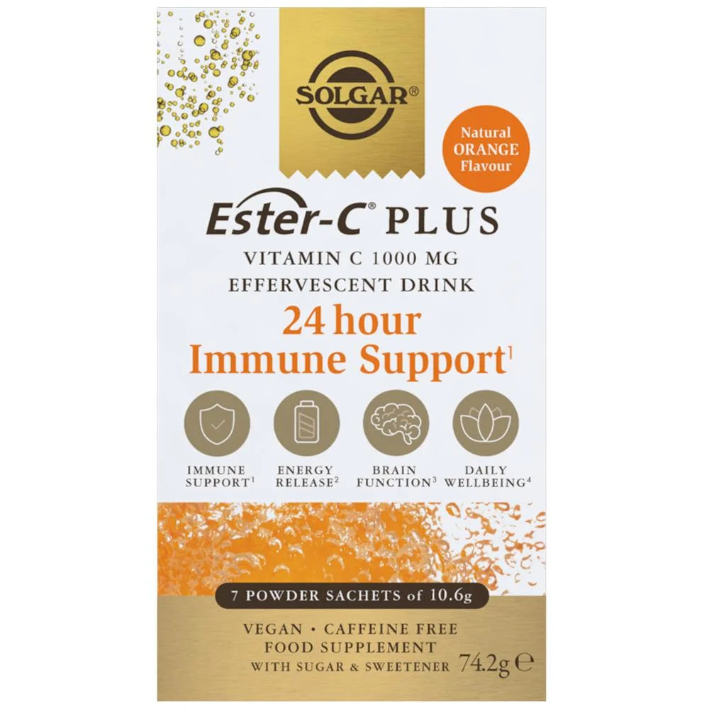 Solgar Ester-C Pus Vitamin C 1000mg Effervescent Drink - 7 pk