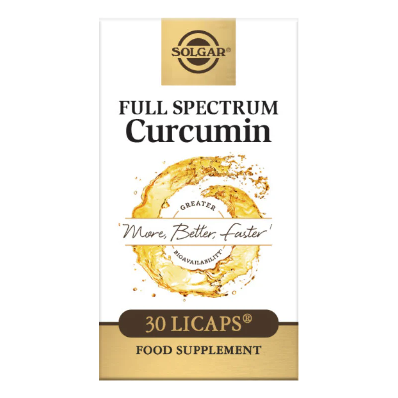 Solgar Full Spectrum Curcumin 800mg - 30 Capsules