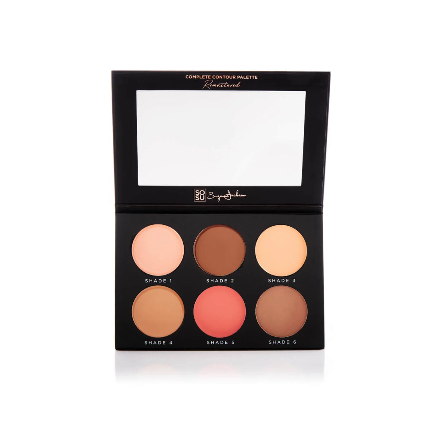 Vegan-friendly SOSU contour palette for sculpting and highlighting