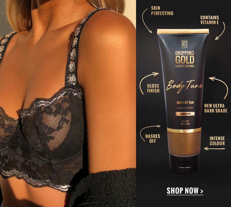 SOSU Dripping Gold Body Tune quick-dry lightweight bronzing formula