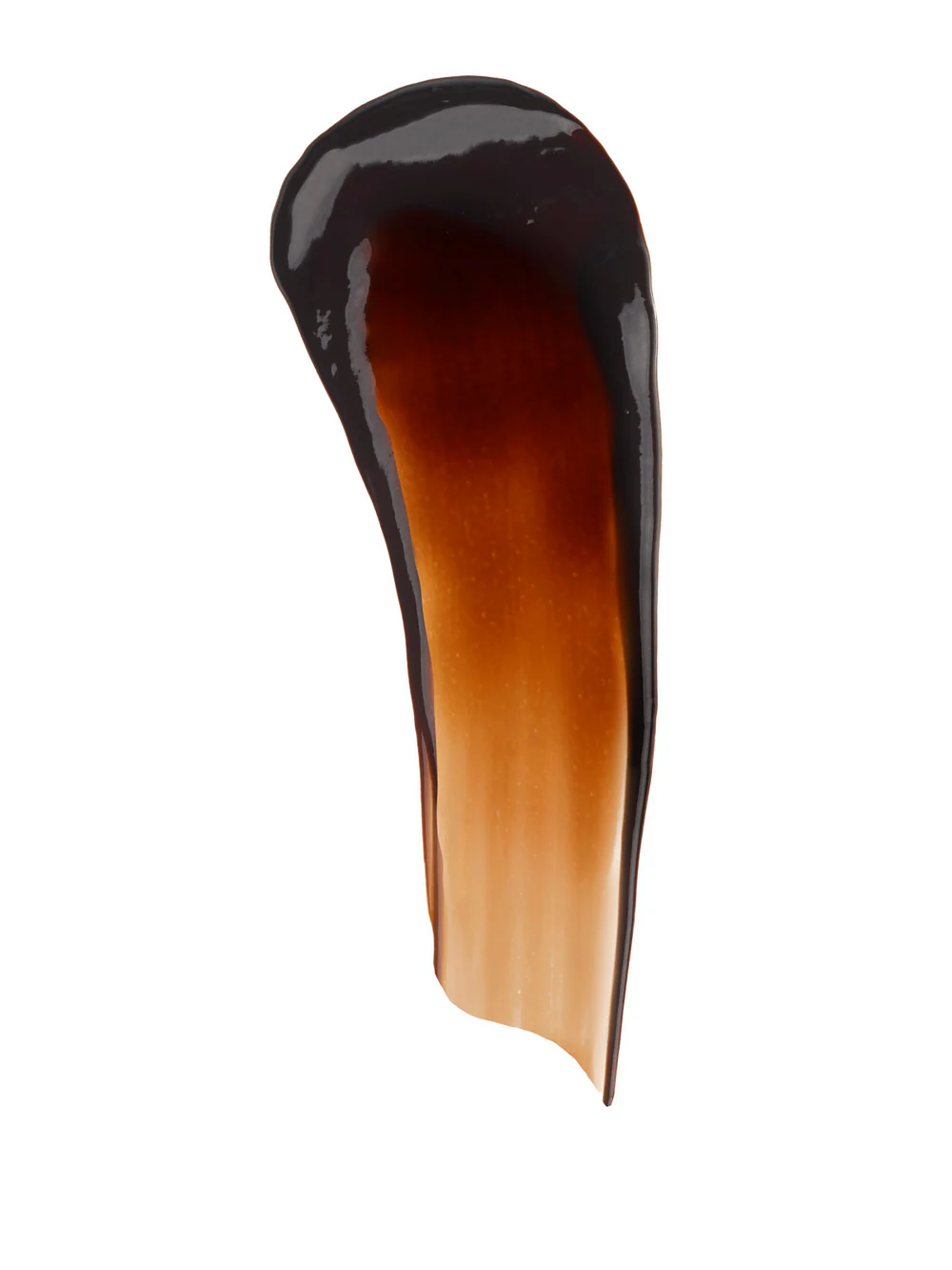 Swatch of Sosu Dripping Gold tanning serum texture in medium shade