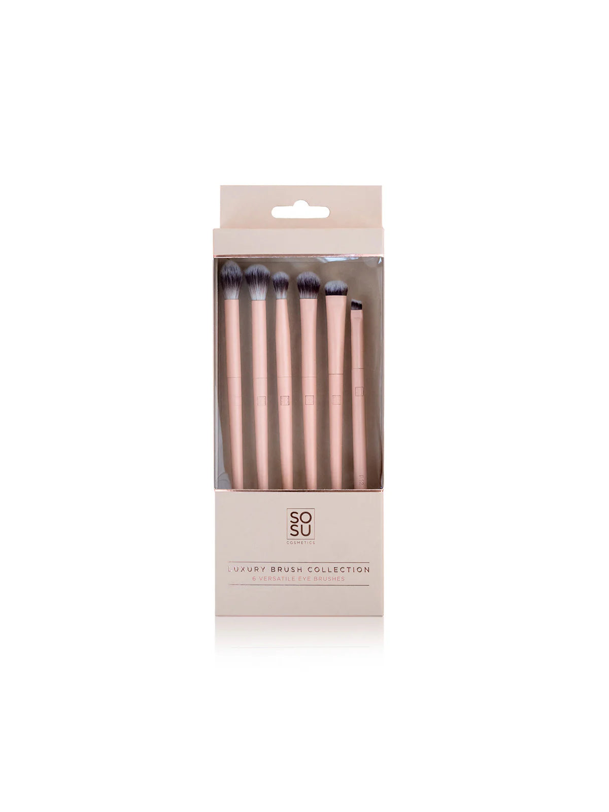 SOSU Nude Luxury Eye Brush Collection 6 piece set