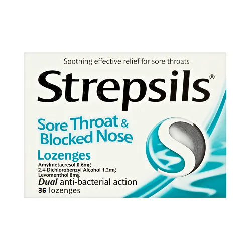 Strepsils Dual Action Lozenges for throat and nasal relief