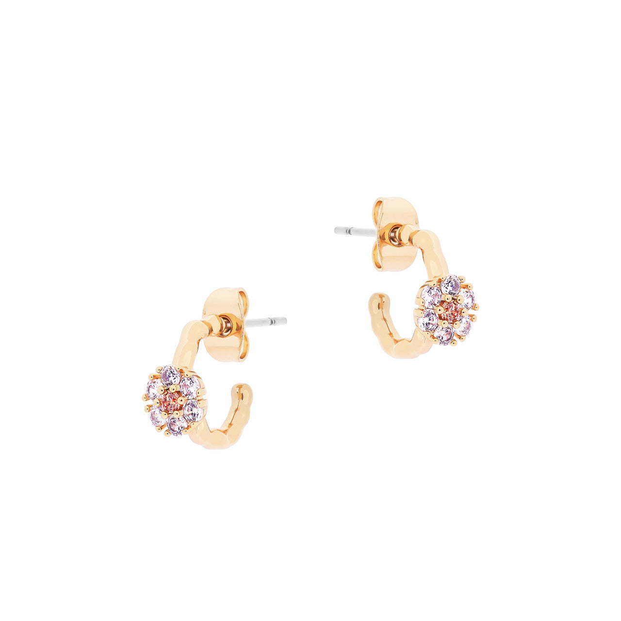 Tipperary Crystal Daisy Earrings - Gold