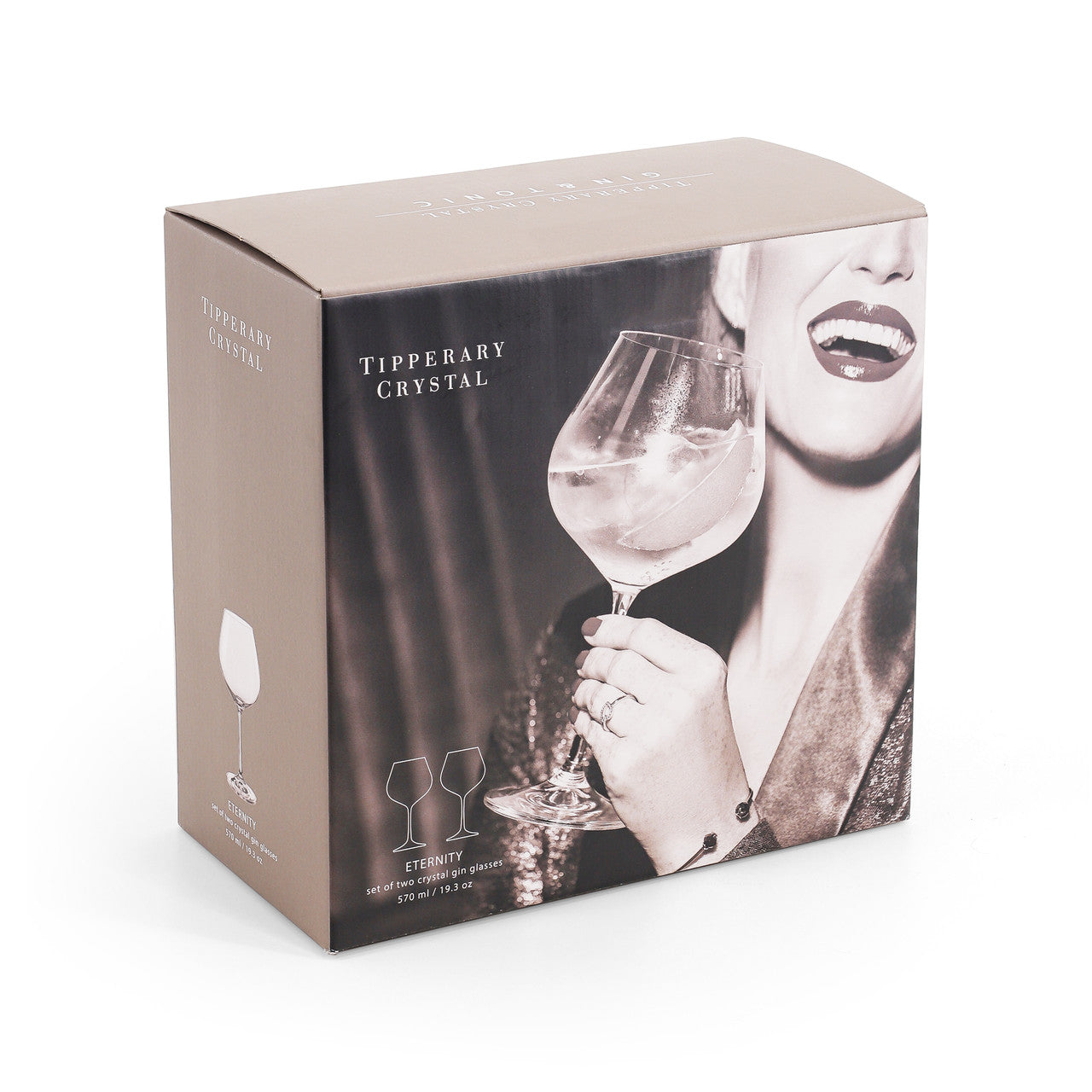 Tipperary Crystal Eternity Gin & Tonic Glasses - Set of 2