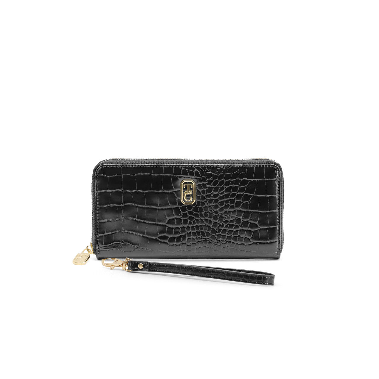 Tipperary Crystal Peillon Textured Purse - Black
