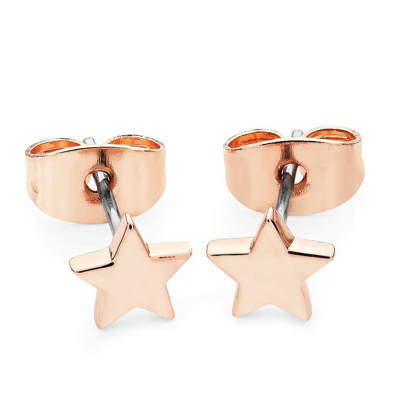 Tipperary Crystal Star Mini Stud Earrings - Rose Gold