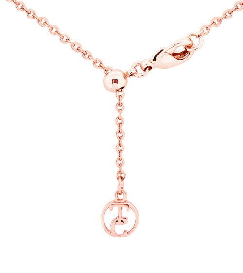 Tipperary Crystal Sparkling Interlinked Hearts Pendant Necklace With Extender Chain