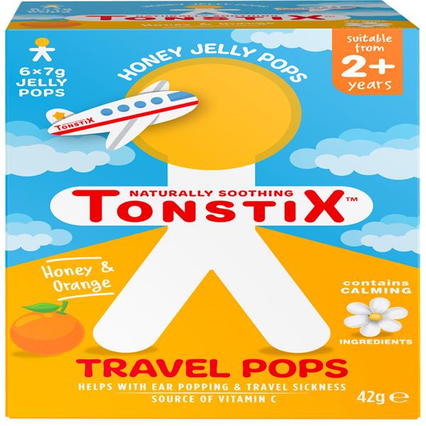 Tonstix Travel Pops - Orange & Honey Flavour