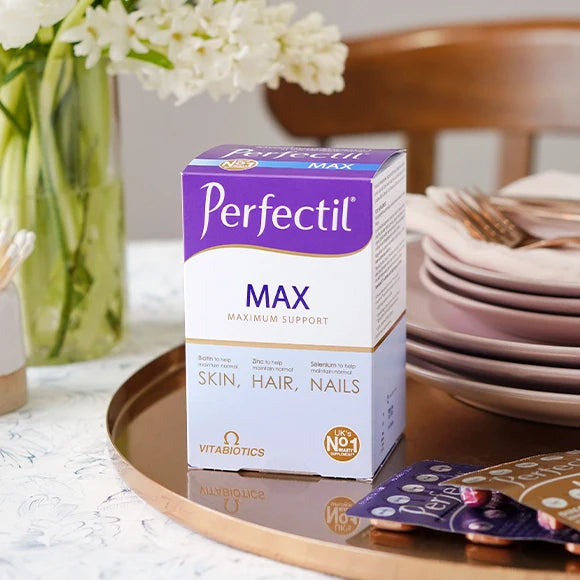 Vitabiotics Perfectil Max Duo tablets and Nutri-dermal capsules pack Ireland