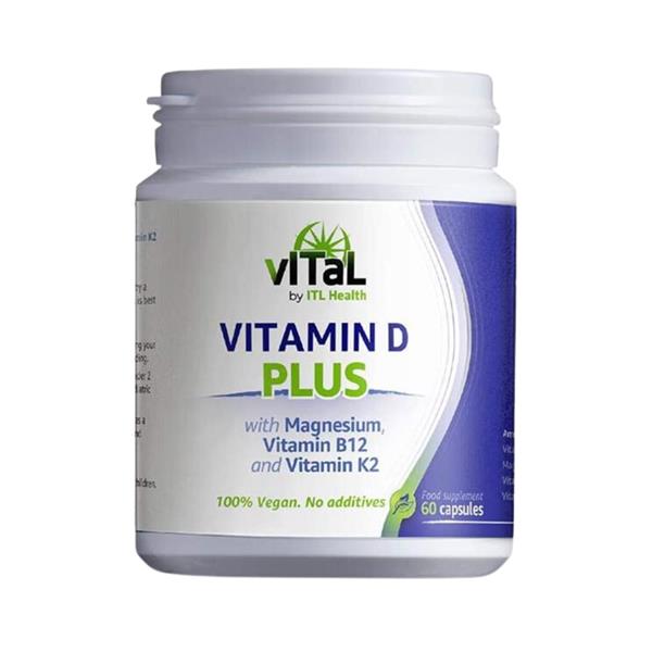 Vital Vitamin D Plus Magnesium B12 & K2 - 60 caps