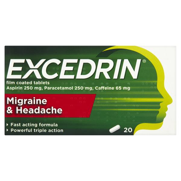 Excedrin Migraine & Headache Tablets - 20pk