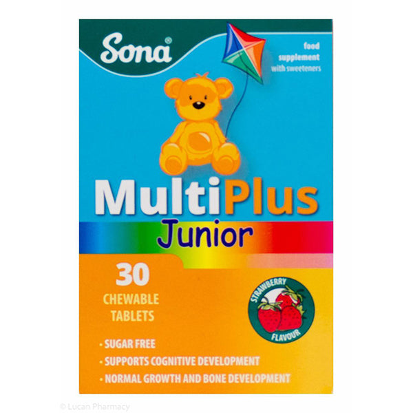 Sona Children's Chewable Animal Shape Multivitamins - 30 Tablets