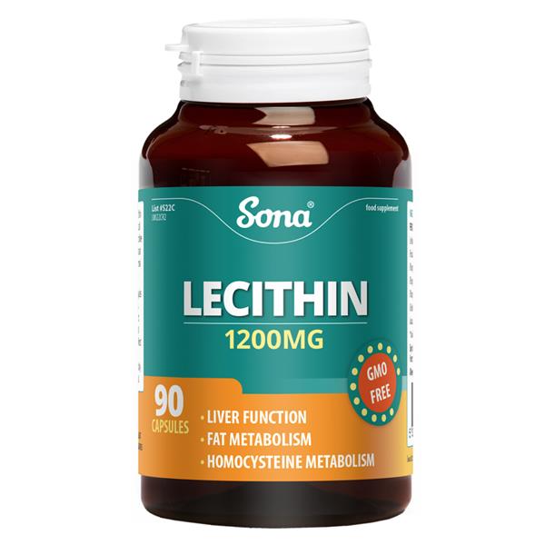 Sona 1200 mg Lecithin 90 Capsules