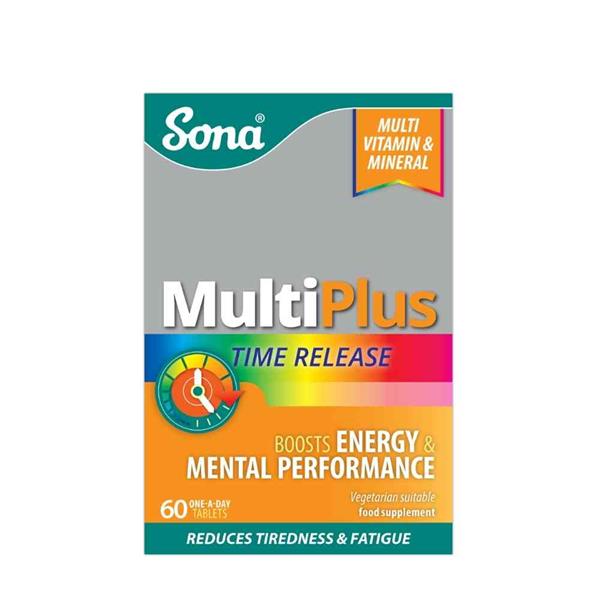 Sona Multiplus Time Release One A Day Multivitamins - 60 Tablets