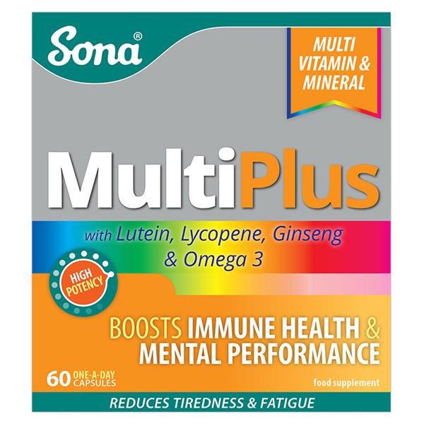 Sona Multiplus Vitamin And Mineral One A Day - 60 Tablets
