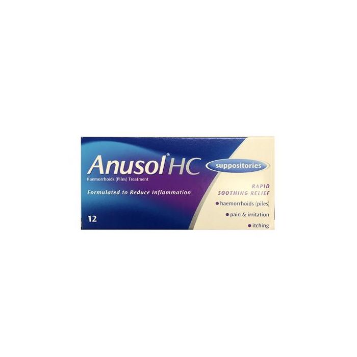 Anusol Hc Suppositories For Haemorrhoids