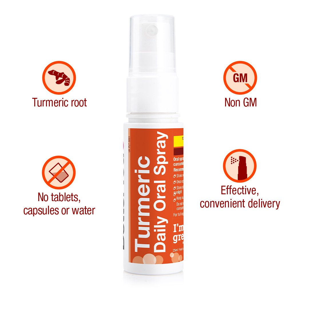better you turmeric 3000mg daily oral spray 25ml uses