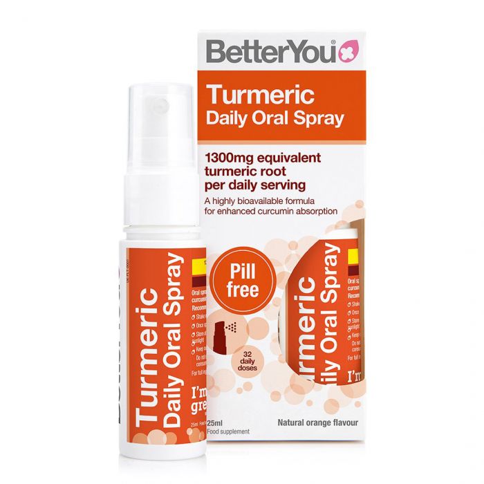 better you turmeric 3000mg daily oral spray 25ml