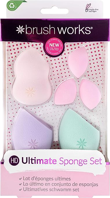 Brush Works Ultimate HD Makeup Sponge Set