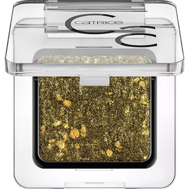 Catrice Art Couleurs Khaki Green & Gold Fleck Eyeshadow - 360 Golden Leaf
