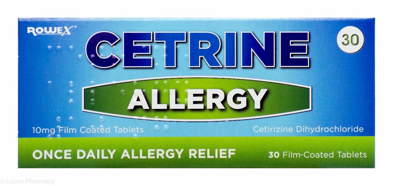 Cetrine Allergy Tablets - 30pk