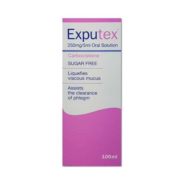 Exputex Sugar Free Cough Syrup 100ml