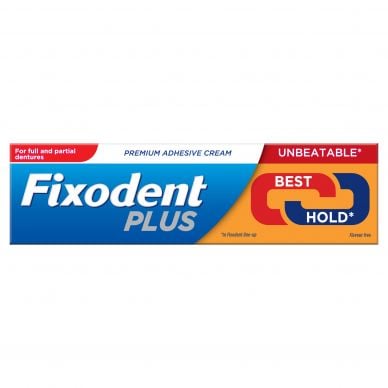 Fixodent Plus Best Hold Denture Adhesive - 40g