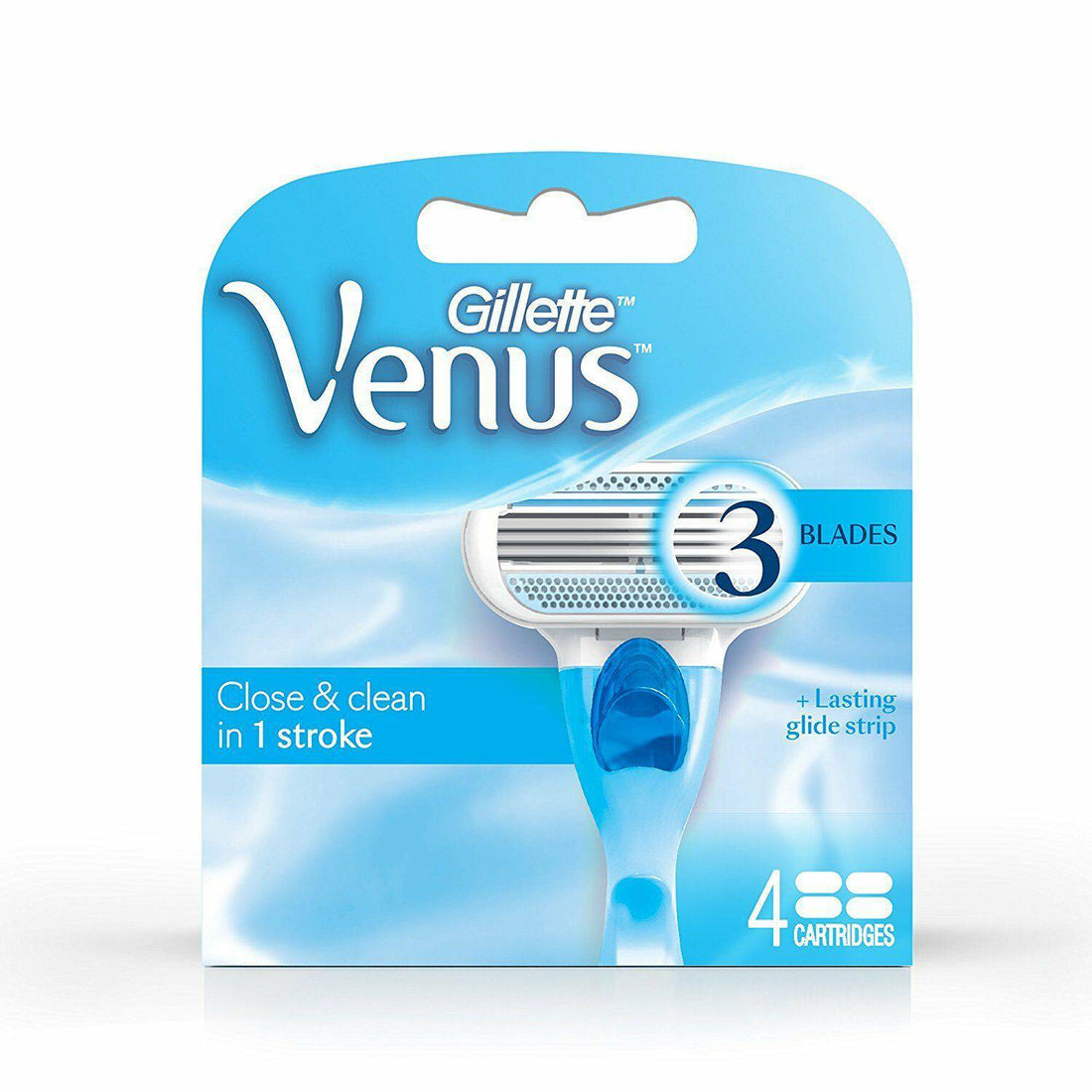 Gillette Venus Close & Clean x3 Refill Razor Blades