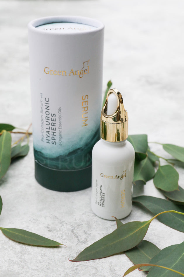 green angel pro collagen skincare moisturising serum with hyaluronic spheres l