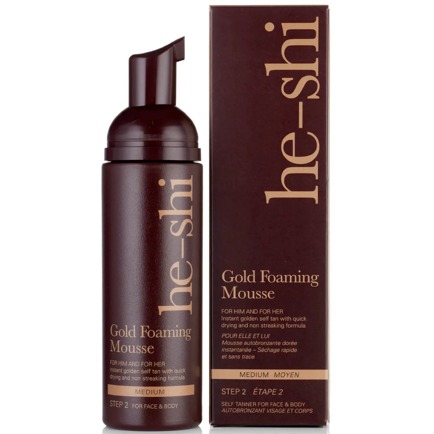 He-shi Gold Foaming Mousse - Medium