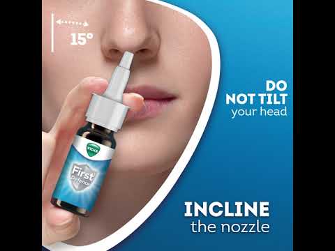 how to use vicks first defense nasal spray