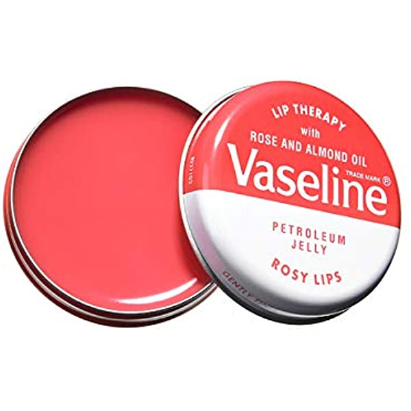 Vaseline Rosy Lips Therapy Lip Balm Tin