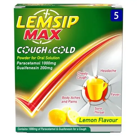 Lemsip Max Cough And Cold Sachets - Lemon